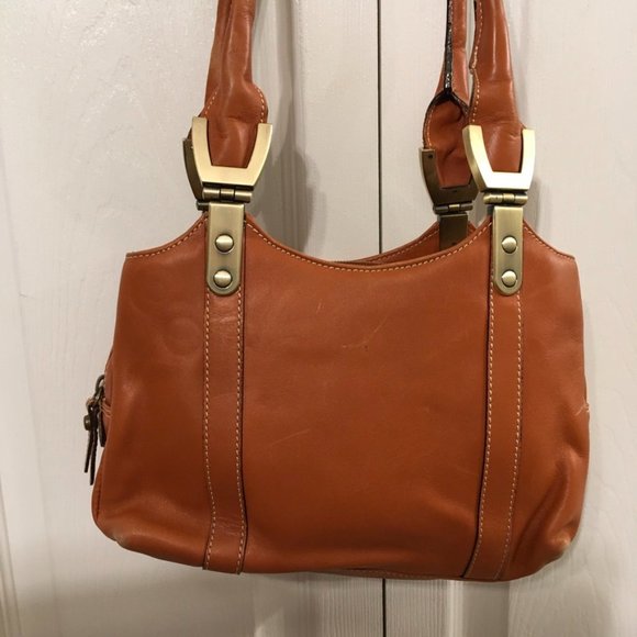 Barbara Milano Leather Shoulder Bag - Picture 5 of 14